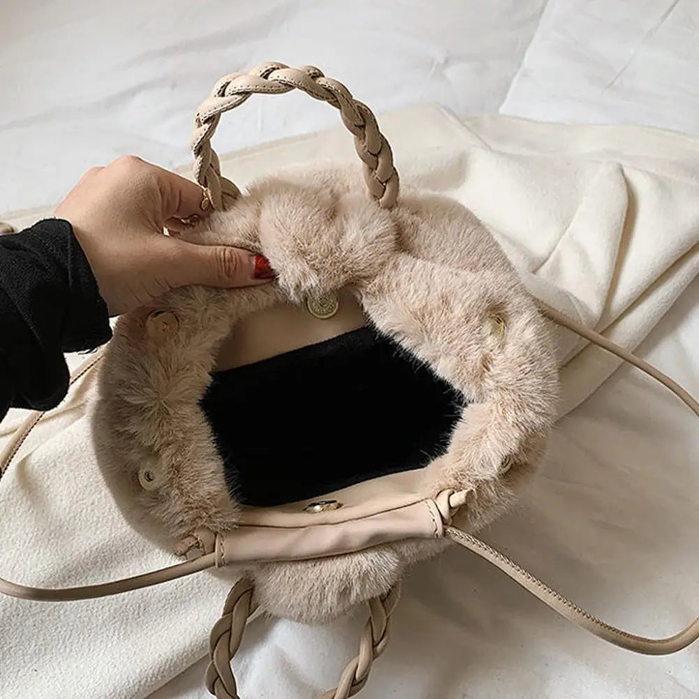 Plush Cloud Crossbody Handbag