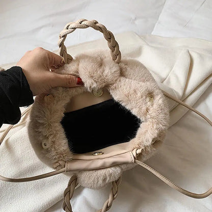 Plush Cloud Crossbody Handbag