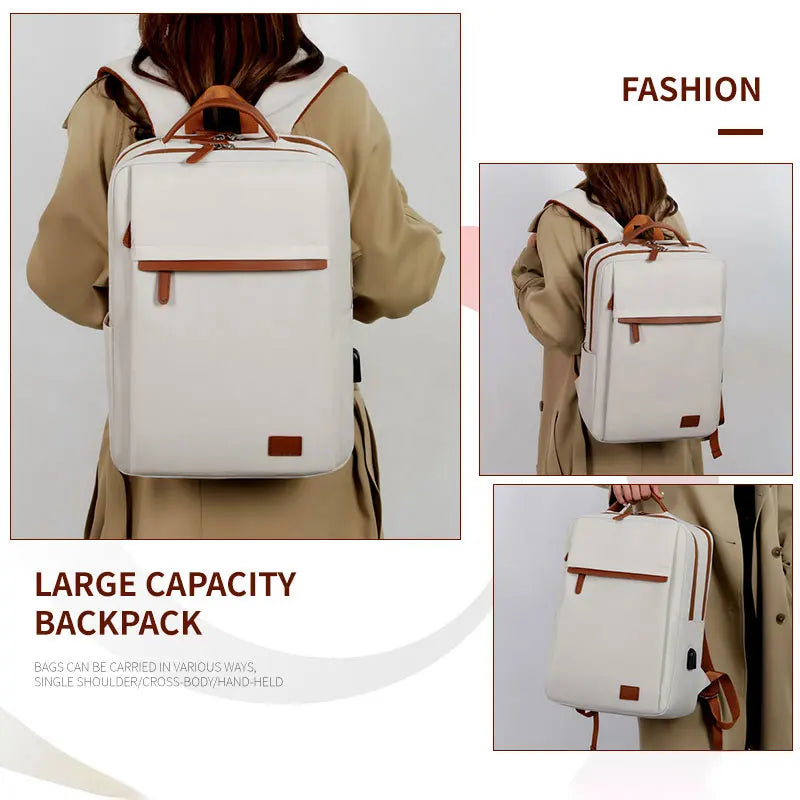 Simple Large Capacity Commuter Backpack