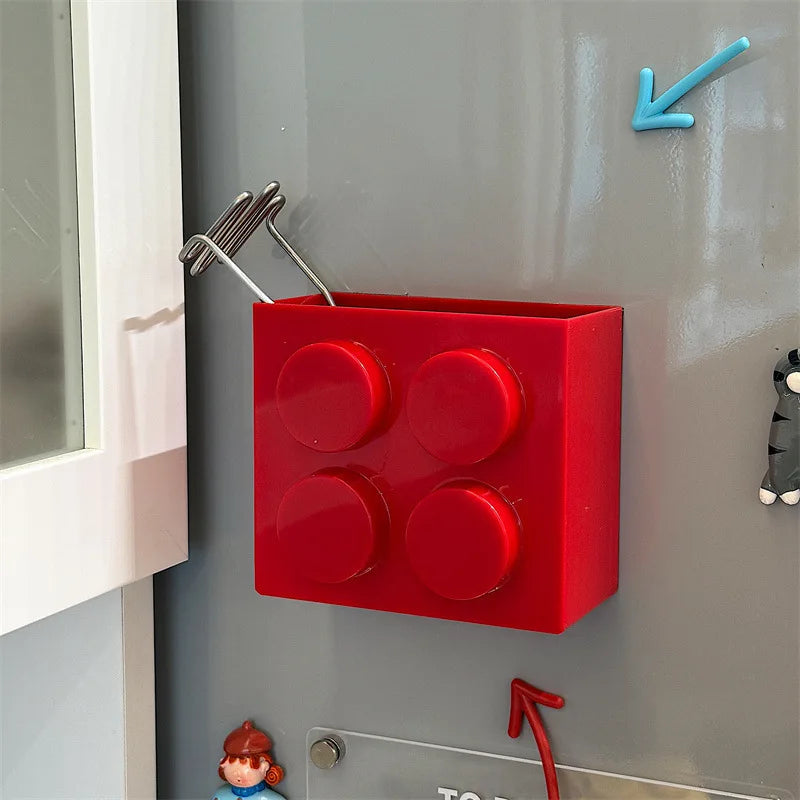 Magnetic Building Block Storage Box