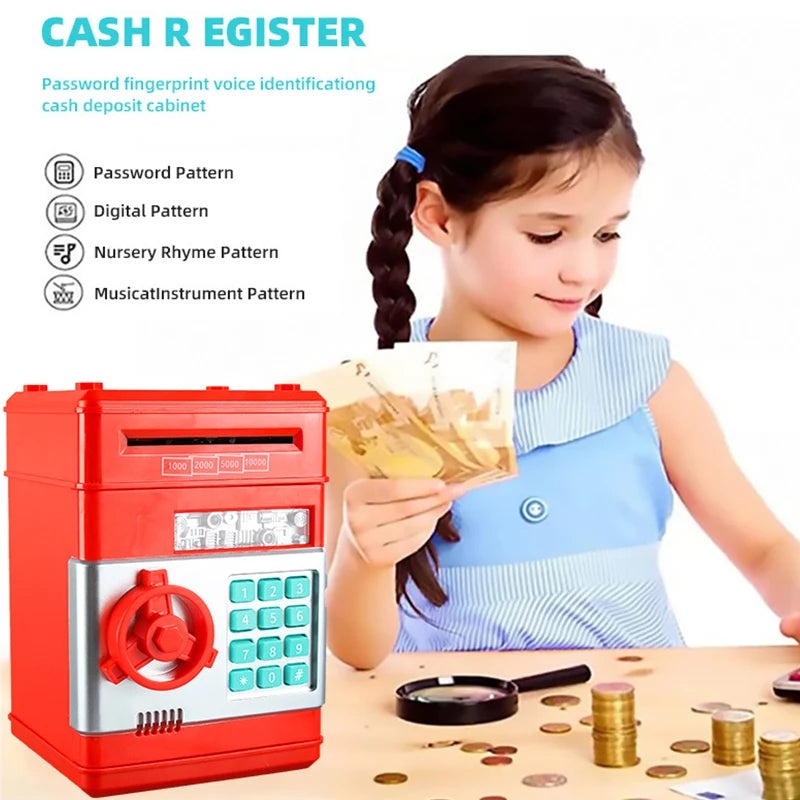 Electronic Piggy Bank ATM Safe with Password Lock