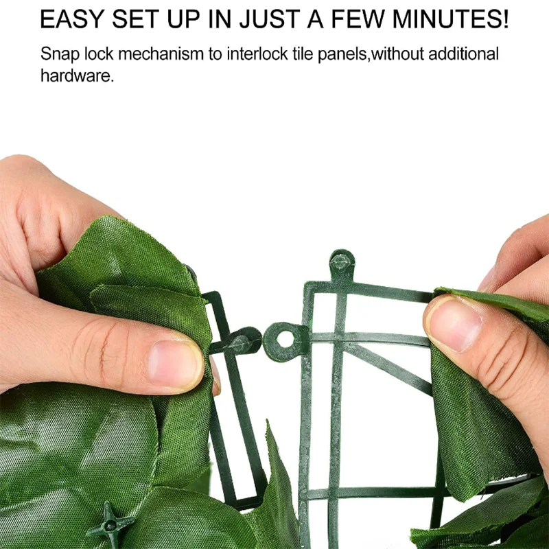Artificial Ivy Privacy Fence Panel