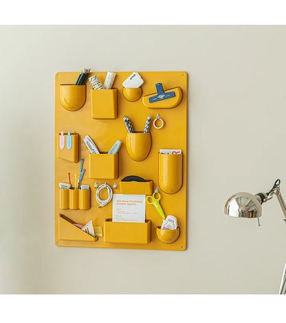 Wall-Mounted Modular Storage Organiser Board