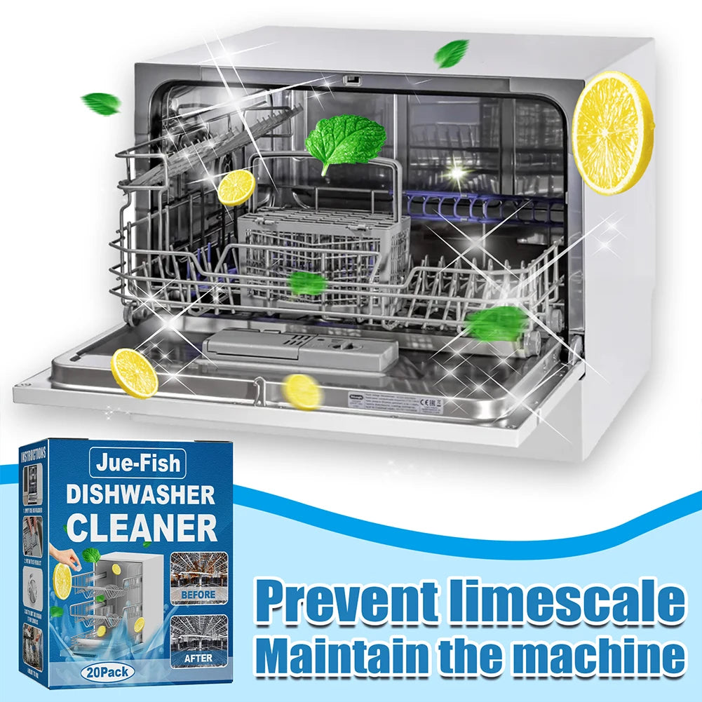20 100pcs Dishwasher Cleaner