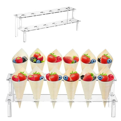 Acrylic Ice Cream Cone Display Stand