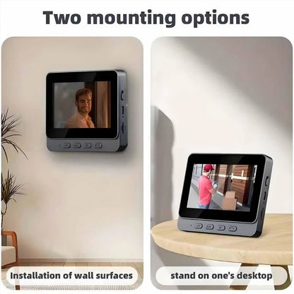 Smart Wireless Video Doorbell with 4.3” Indoor Display & Night Vision