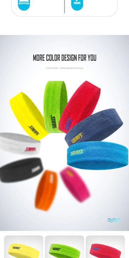 AOLIKES Cotton Sports Sweat Headband