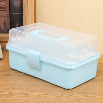 2/3 Layer Plastic Storage Box Organizer
