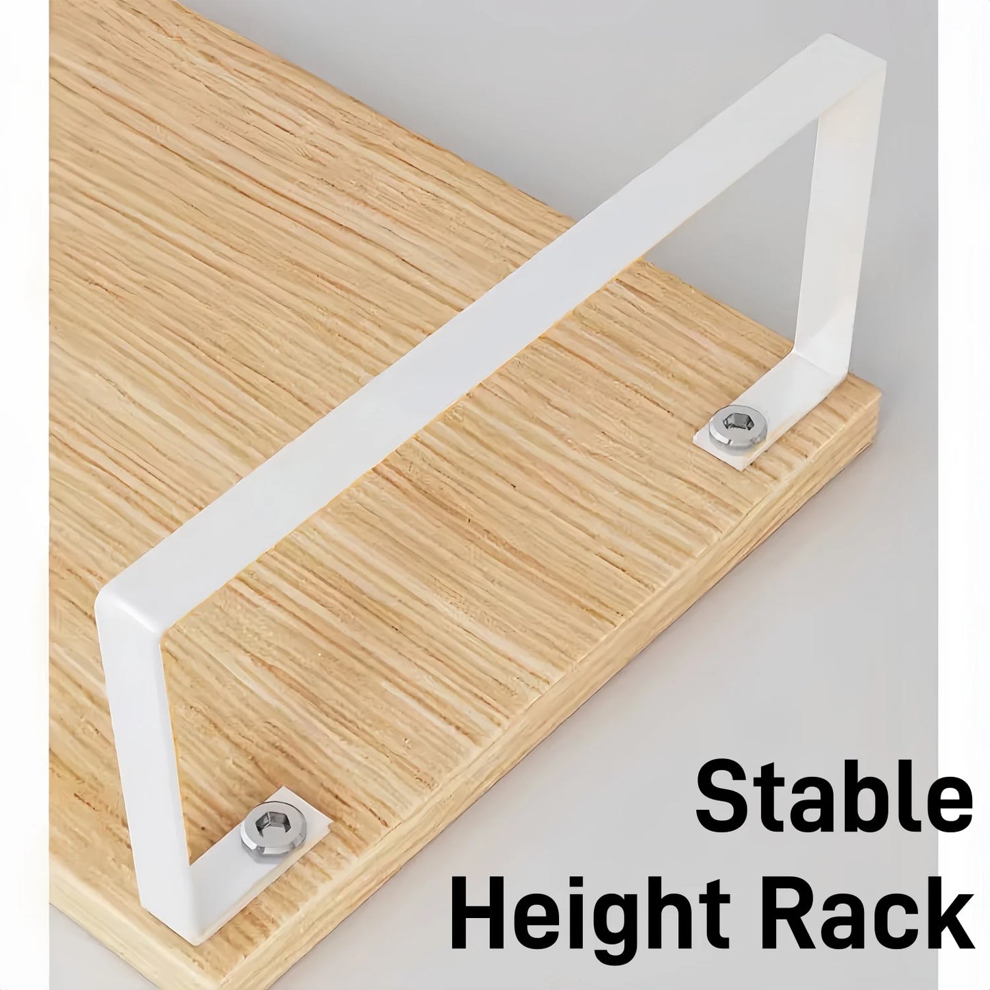 Wooden Desktop Monitor Stand Organizer