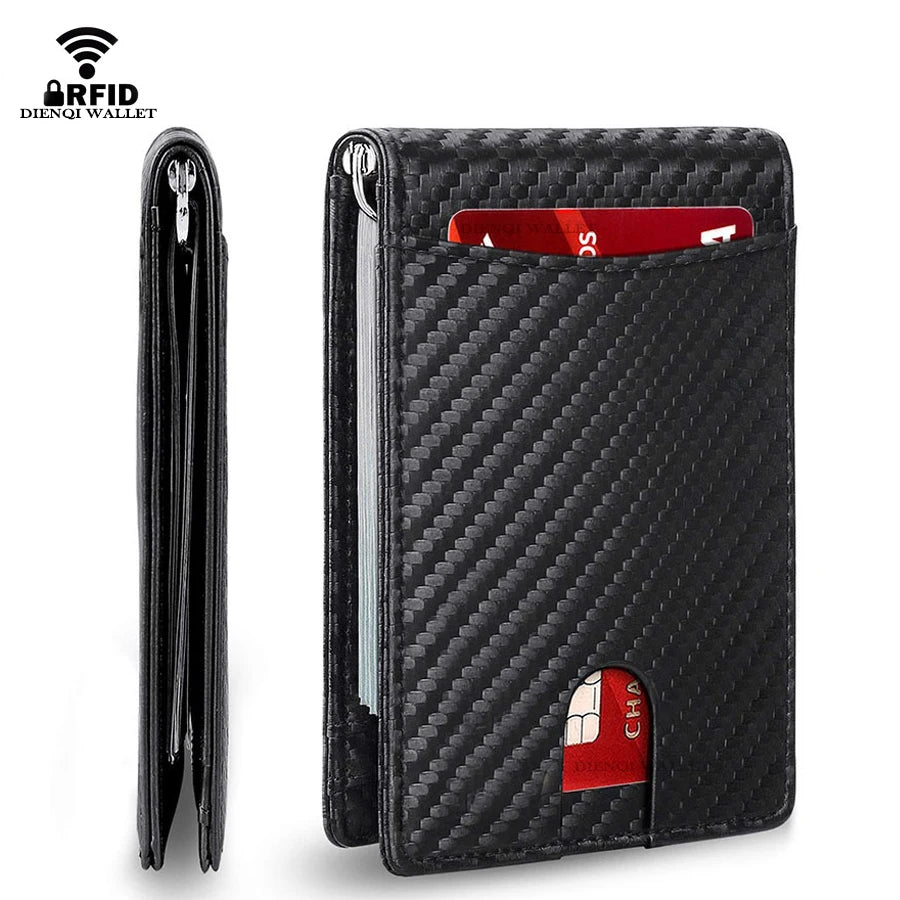 Blocking Slim Leather Wallet