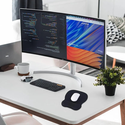 Ergonomic Mouse Pad with Memory Foam Wrist Support