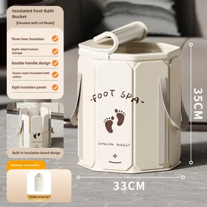 Portable Folding Foot Bath Bucket