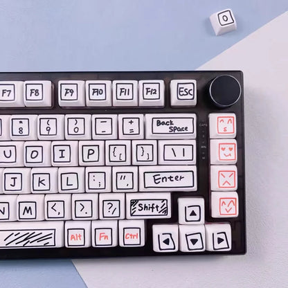 126-Key Graffiti PBT Keycap Set
