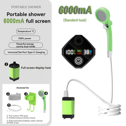 Rechargeable Portable Camping Shower