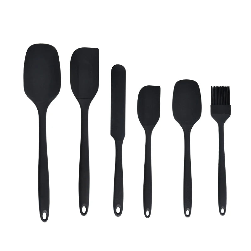Silicone Spatula, Scraper & Basting Brush Baking Set