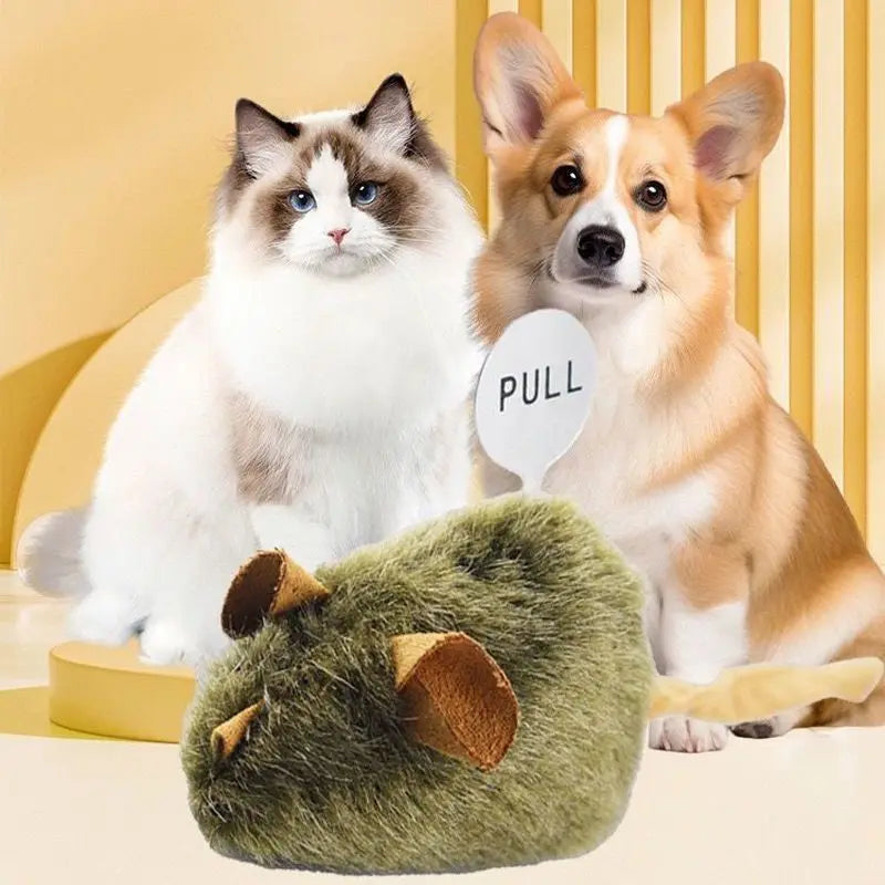Plush Squeaky Mouse Cat Toy
