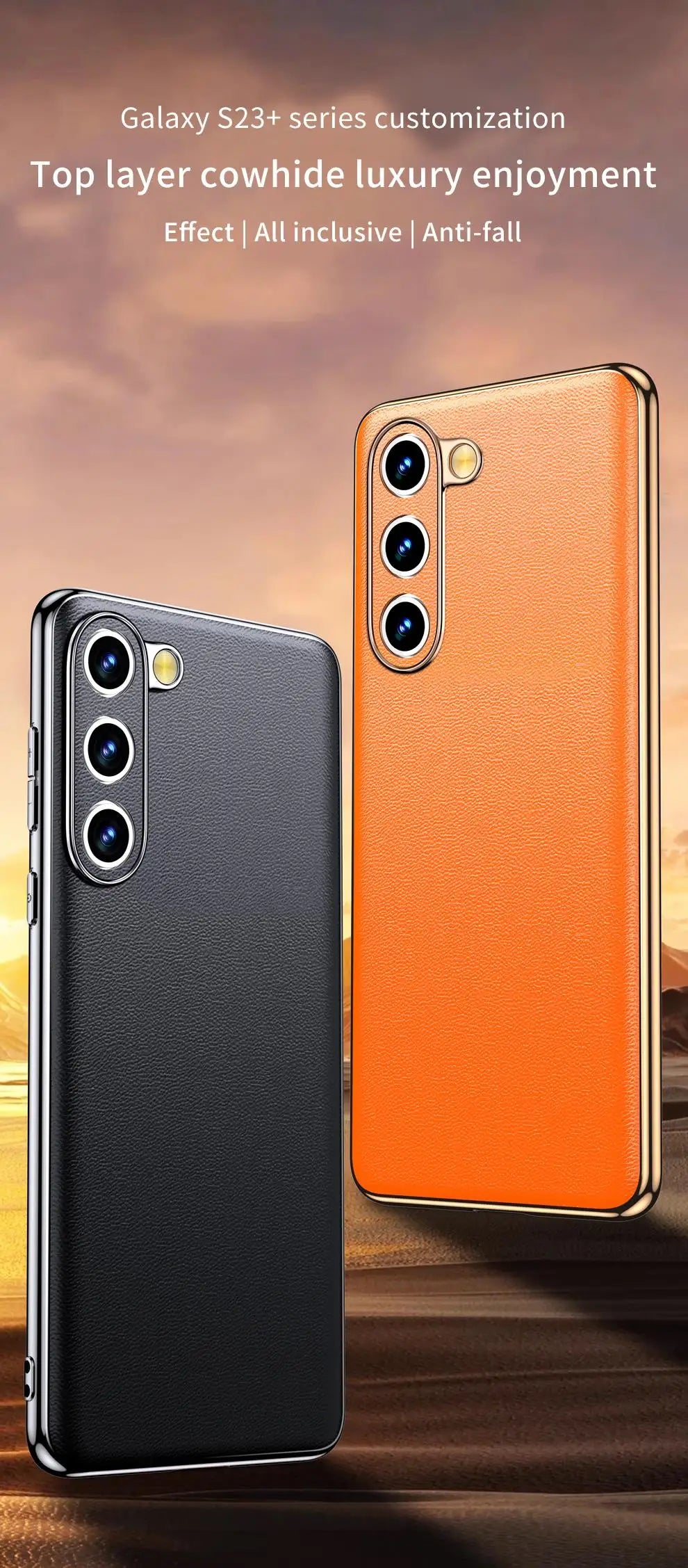 Genuine Leather Samsung Phone Case