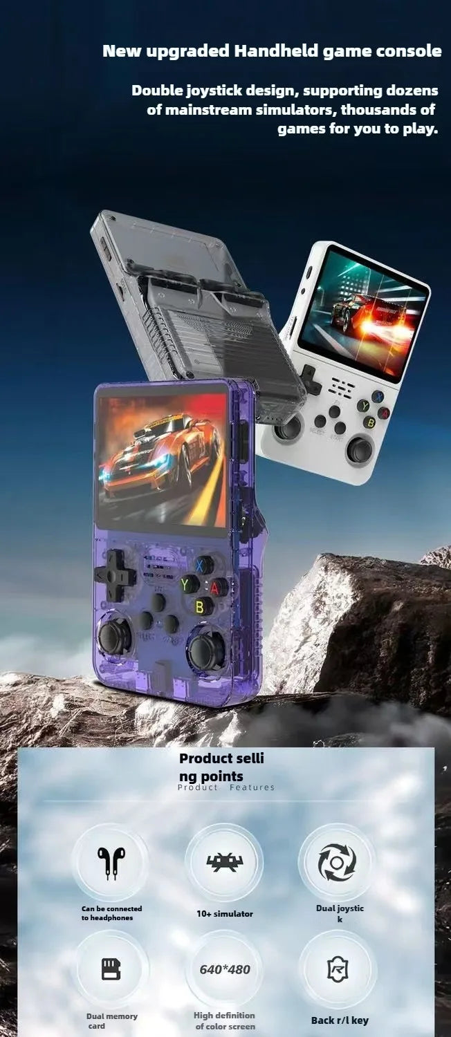 R36S Retro Handheld Game Console