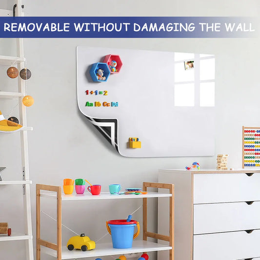 Magnetic Dry Erase Whiteboard Wall Sticker Kit