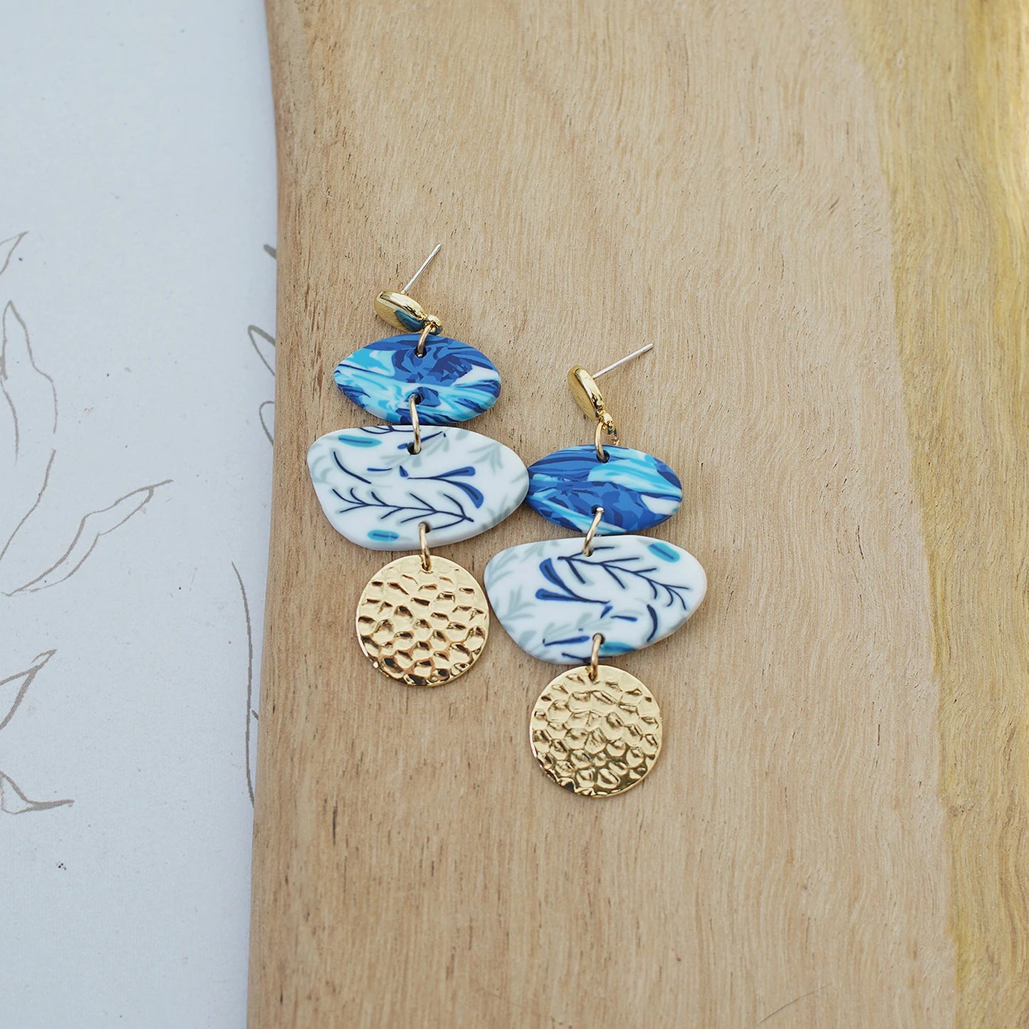 Bohemian Vintage Earthy Tone Earrings