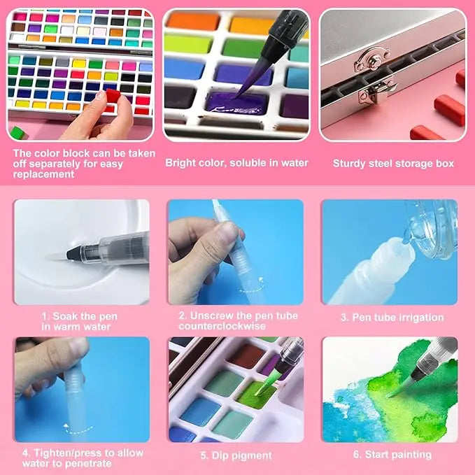 Professional Watercolor Paint Set