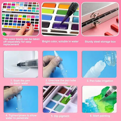 Professional Watercolor Paint Set