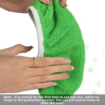 Reusable Microfiber Flat Mop Pad Set