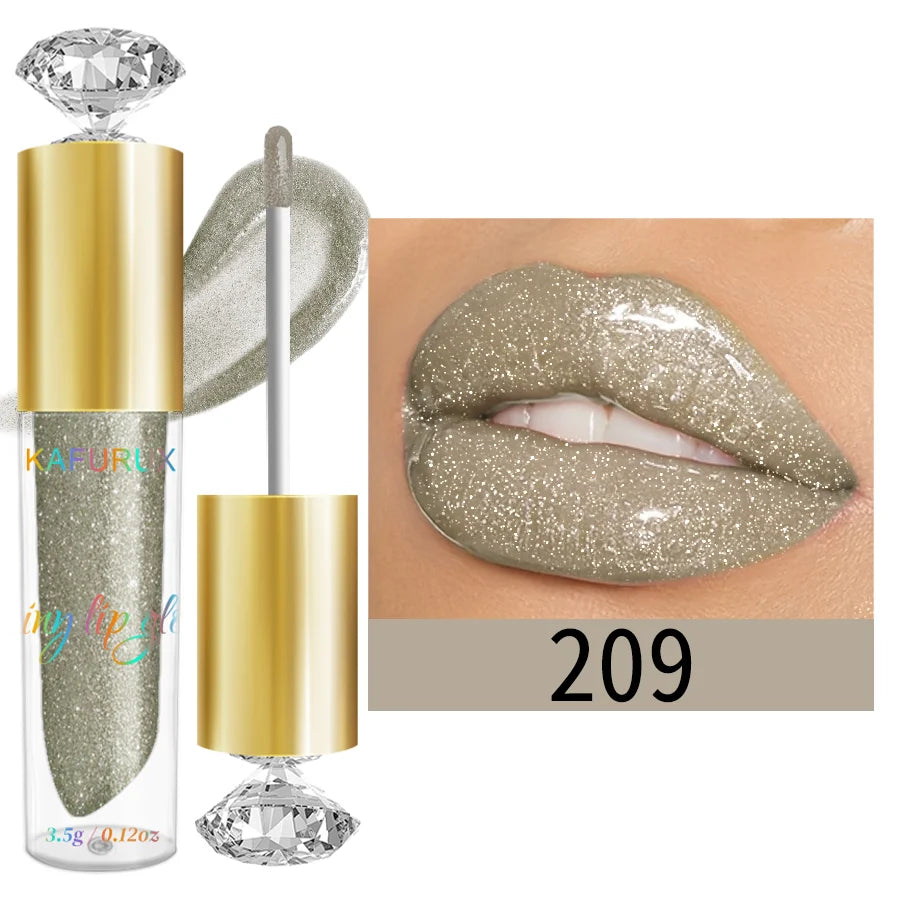 9 Colors Moisturizing Diamond  Glitter Lip Gloss
