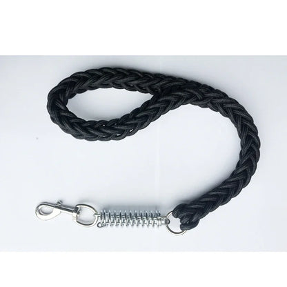 Shock Absorbing Dog Leash – Braided Nylon Training Lead