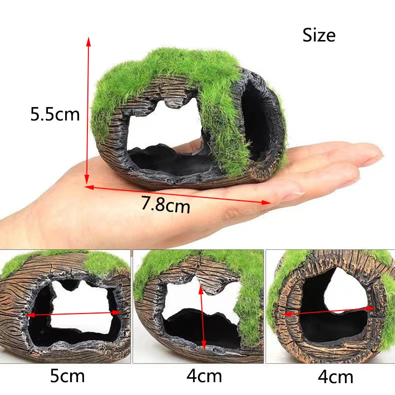 Resin Aquarium Cask Shelter Decor