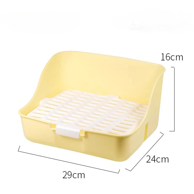 Small Animal Hamster & Rabbit Toilet Tray