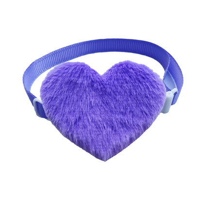 Heart-Shaped Adjustable Dog Bow Tie Set