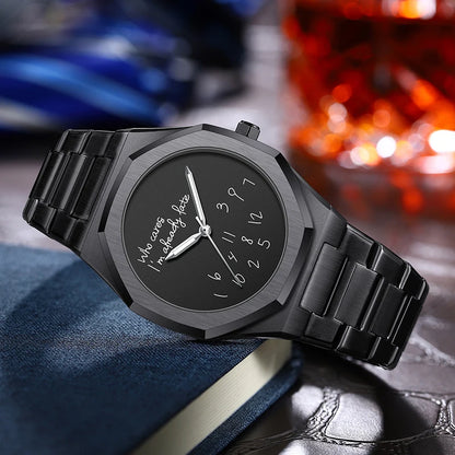 Luxury Men's Quartz Business Casual Steel Watch