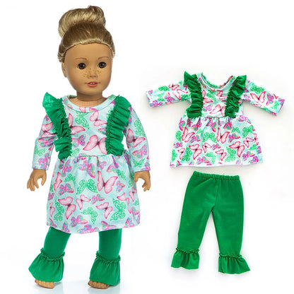 18 Inch  Baby Girl Doll Clothes