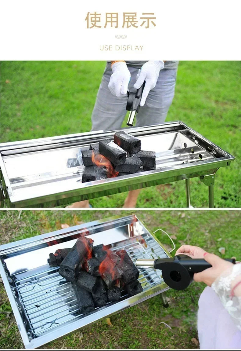 Manual BBQ Fire Starter Air Blower