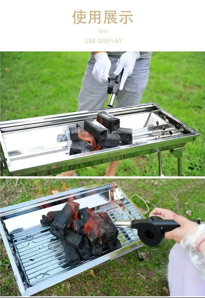 Manual BBQ Fire Starter Air Blower