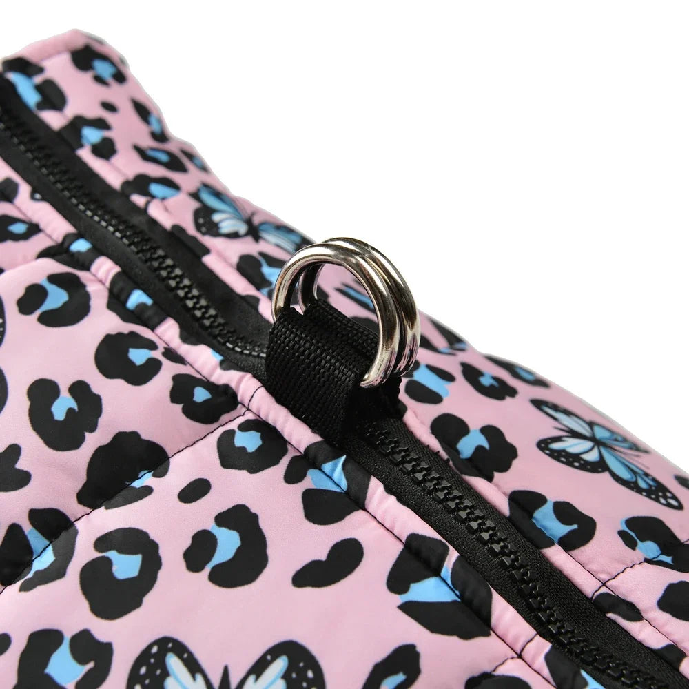 Waterproof Winter Dog Coat with D-Ring