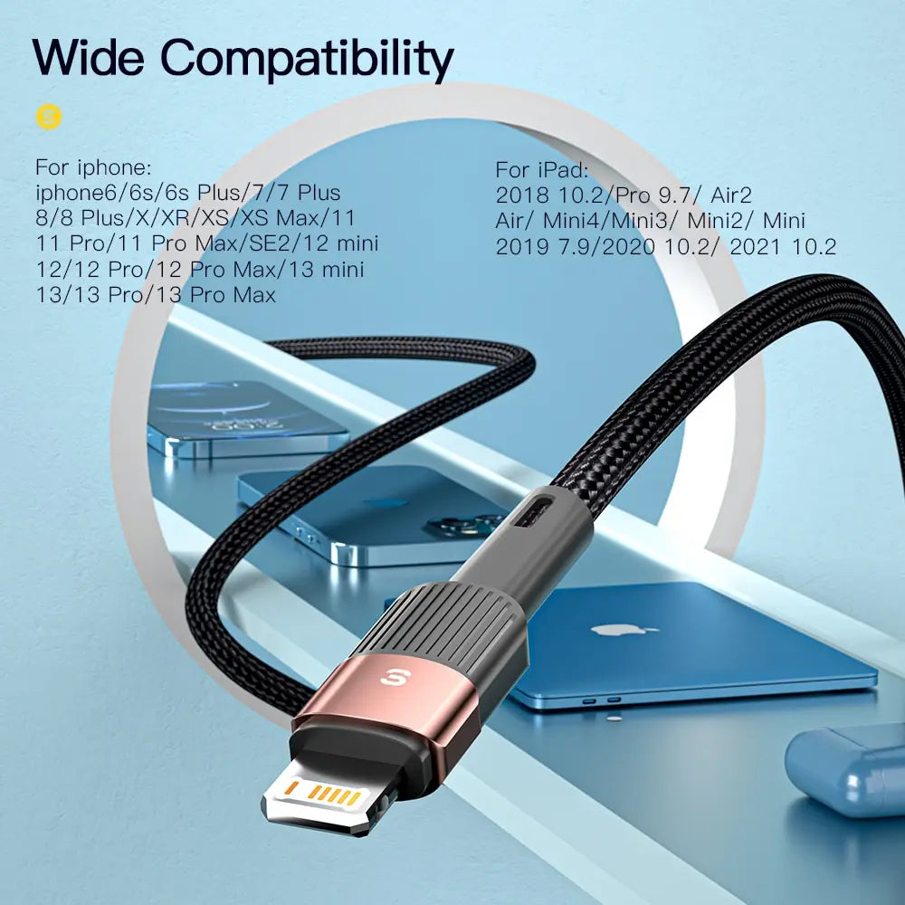 Essager USB-A to Lightning Fast Charging Cable