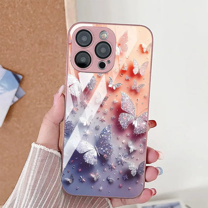 Mobile Phone Case – Butterfly Leopard Print Phone Case For iPhone