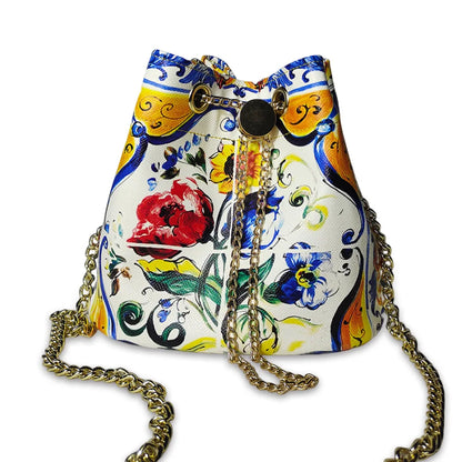 Women’s Bucket Crossbody Bag – Large Capacity Chain Shoulder Bag