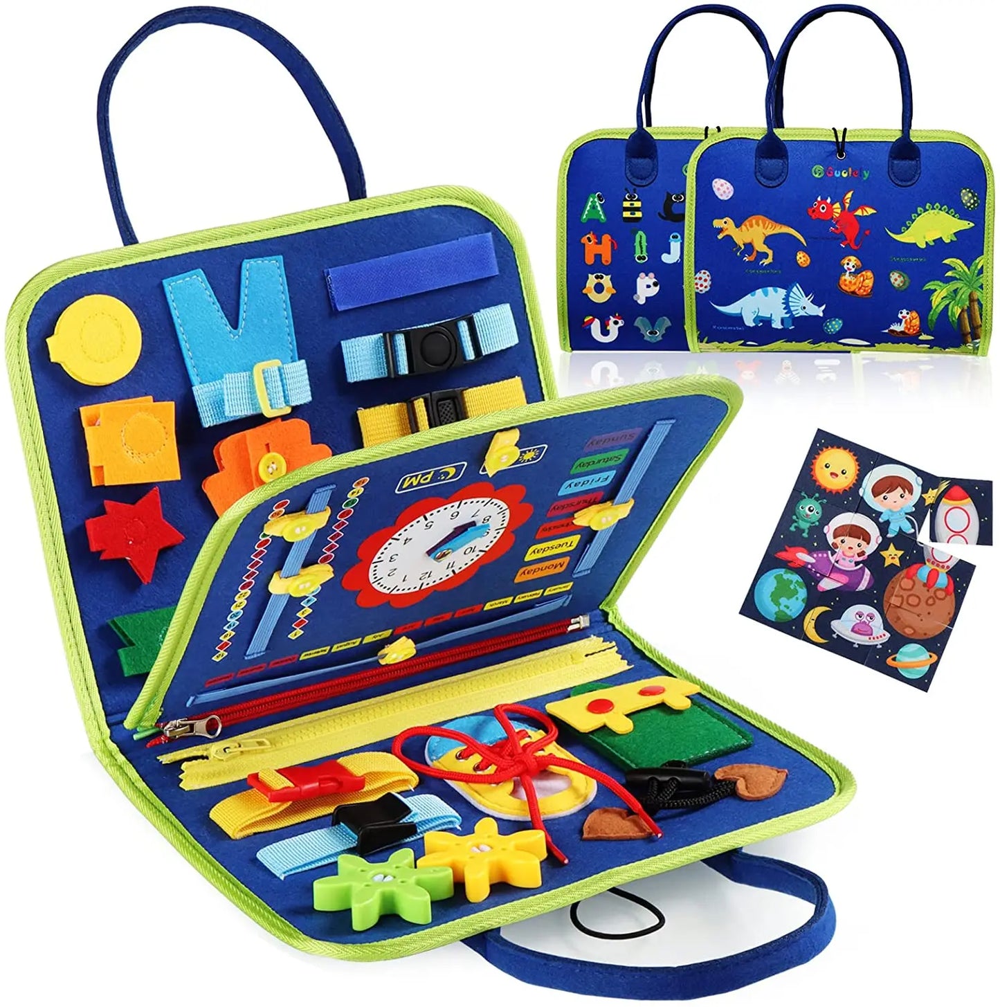 Montessori Busy Board Sensory Activity Toy