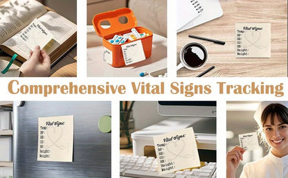 Patient Vital Signs Sticky Note Pad