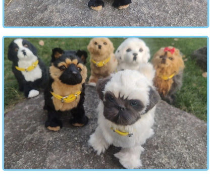 Interactive Walking Plush Robot Dog
