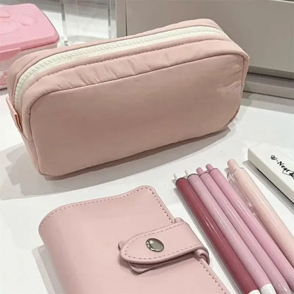 Minimalist Student Pencil Bag for School & Office Supplies