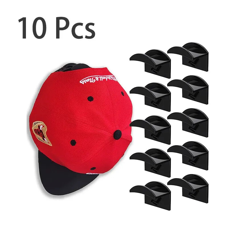 Minimalist Self-Adhesive Hat Hooks