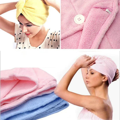 Microfibre Quick-Dry Hair Towel Wrap