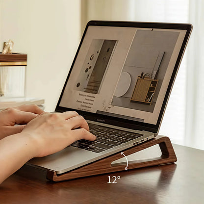Foldable Wooden Laptop Stand