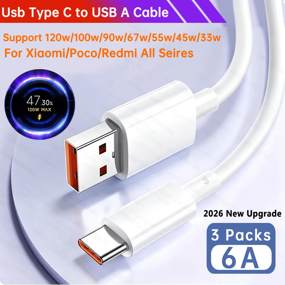Original Xiaomi 120W USB-C Fast Charging Cable