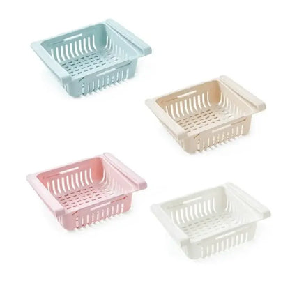 Expandable Refrigerator Storage Basket Drawer