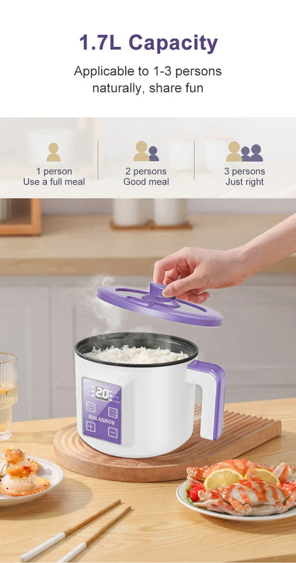 Mini Rice Cooker Steamer